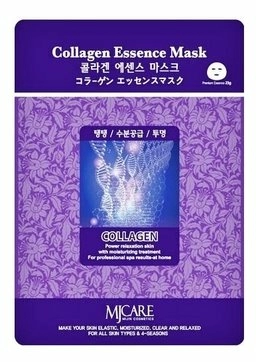 Тканевая маска для лица Mijin Collagen Essence Mask с коллагеном, 23 гр.