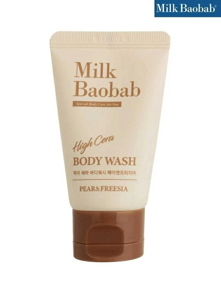 MilkBaobab Гель High Cera Body Wash Pear & Freesia Travel Edition, 30 мл.