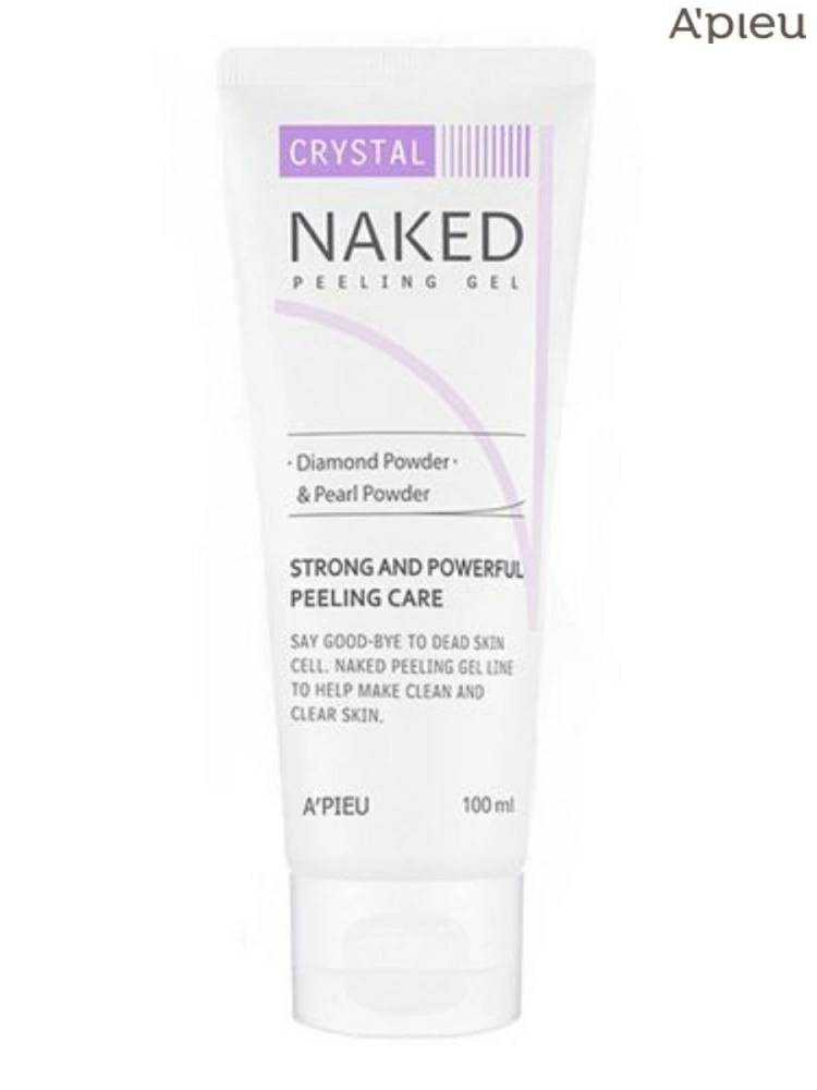 A'PIEU Интенсивный пилинг гель Naked Peeling Gel Crystal с алмазным порошком, 100 мл.