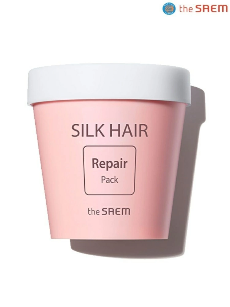 The Saem Восстанавливающая маска для волос Silk Hair Repair Pack, 200 мл.