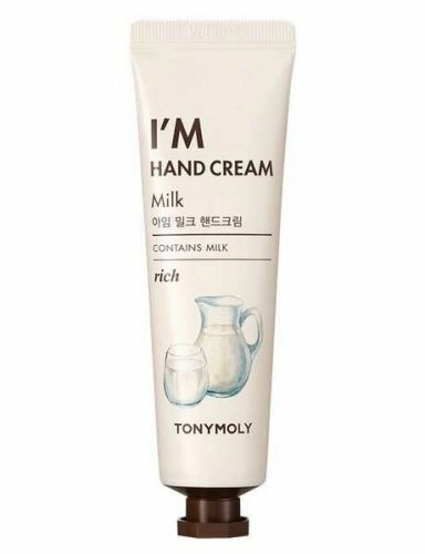 Tonymoly I’M HAND CREAM MILK Увлажняющий крем для рук с экстрактом молочного протеина 30мл