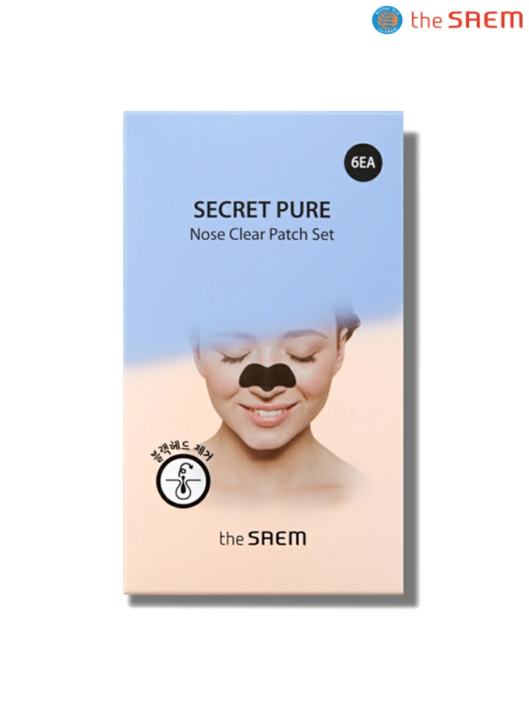 The Saem Набор масок-патчей Secret Pure Nose Clear Patch Set, 6 шт.