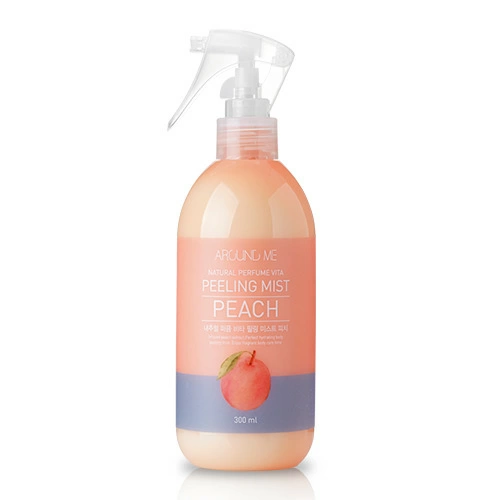 Welcos Around Me Peach Мист очищающий Around me Natural Perfume Vita Peeling Mist Peach, 300 мл.