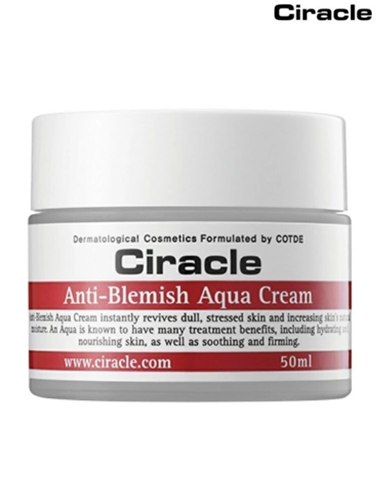 Ciracle Увлажняющий крем для лица Anti-Blemish Aqua Cream, 50 мл.