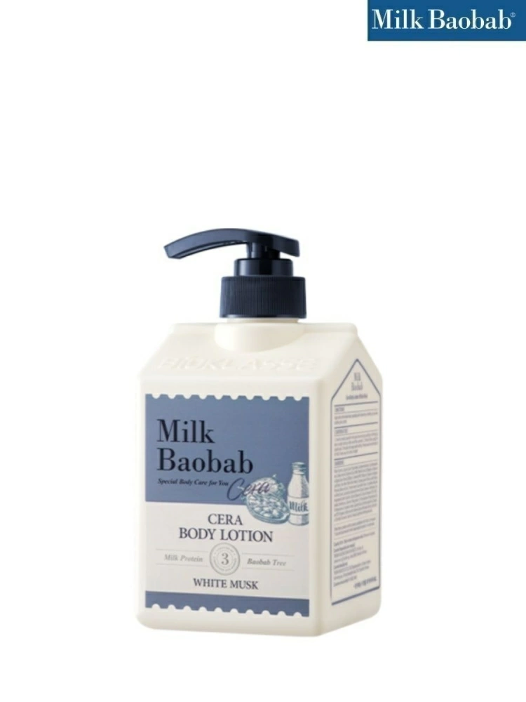 MilkBaobab Лосьон Cera Body Lotion White Musk, 600 мл.