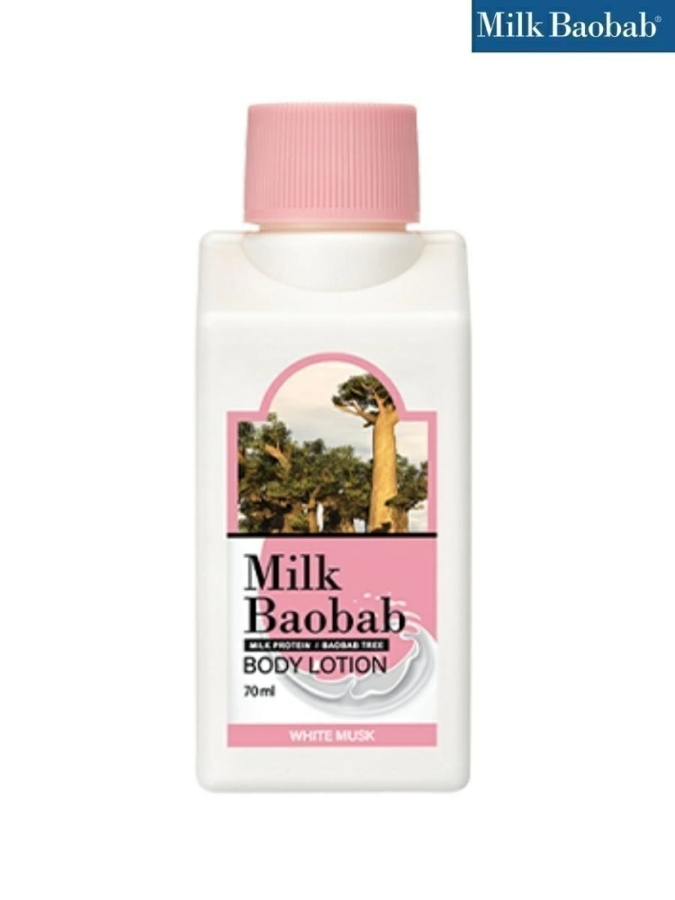 MilkBaobab Лосьон Body Lotion White Musk Travel Edition, 70 мл.