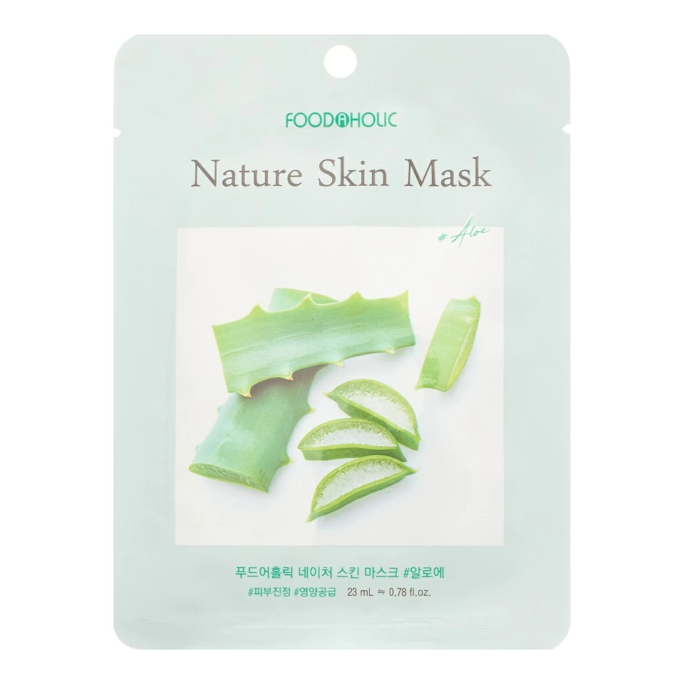 Foodaholic Тканевая маска Aloe Nature Skin Mask (23ml)