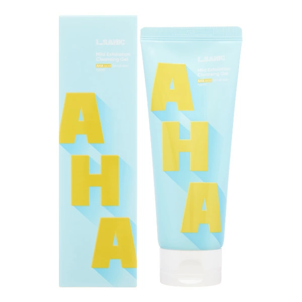 L.Sanic Mild AHA Acid Exfoliation Cleansing Gel Мягкий отшелушивающий гель для умывания с AHA-кислотами