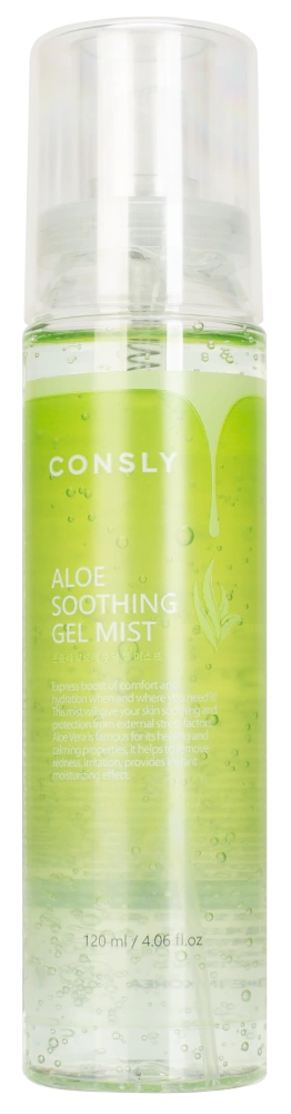 Consly Гель-мист для лица успокаивающий с экстрактом алоэ вера Aloe Vera Soothing Gel, 120мл