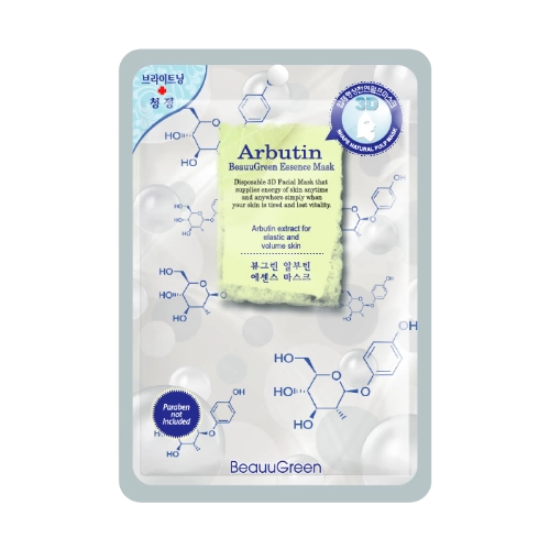 Beauugreen Маска на тканевой основе BeauuGreen Arbutin 3D Essence Mask