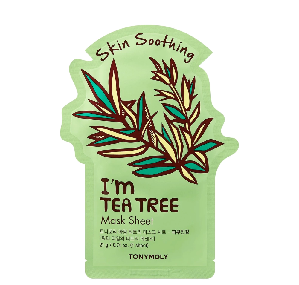 Tonymoly Тканевая маска I'm Real Tea Tree Mask Sheet с экстрактом чайного дерева, 21 мл.