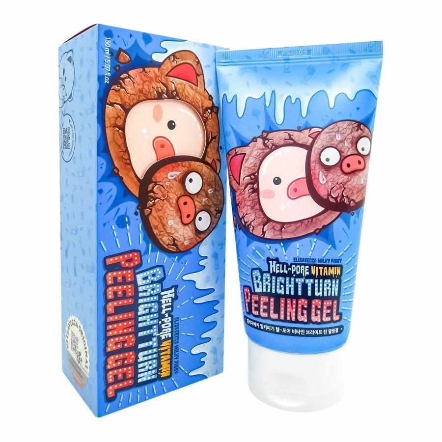 Elizavecca Витаминная пилинг-скатка для лица Hell-Pore Vitamin Bright Turn Peeling Gel, 150 мл.