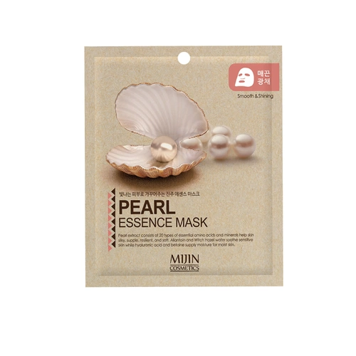 Тканевая маска для лица Mijin Essence Mask Pearl, 25 гр.
