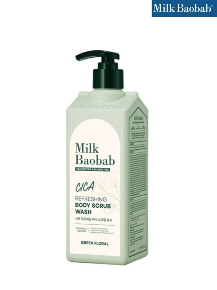 MilkBaobab Гель Cica Body Scrub Wash, 500 мл.