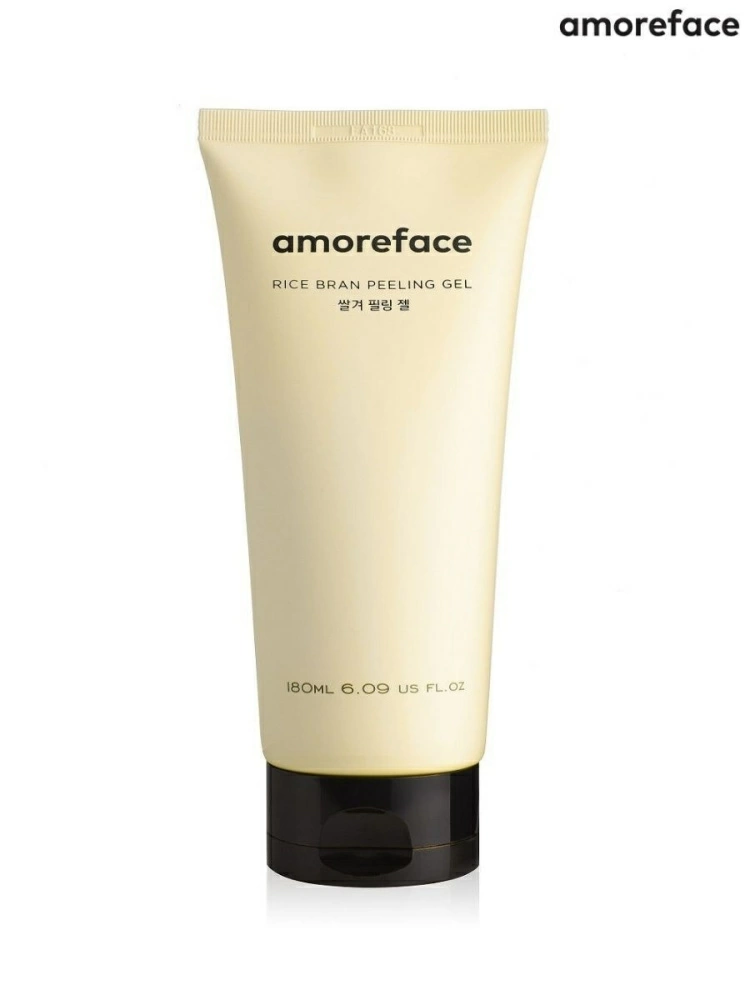 Amoreface Пилинг-гель для лица, мягкое очищение, Rice Peeling Gel с рисовыми отрубями, 180 мл.