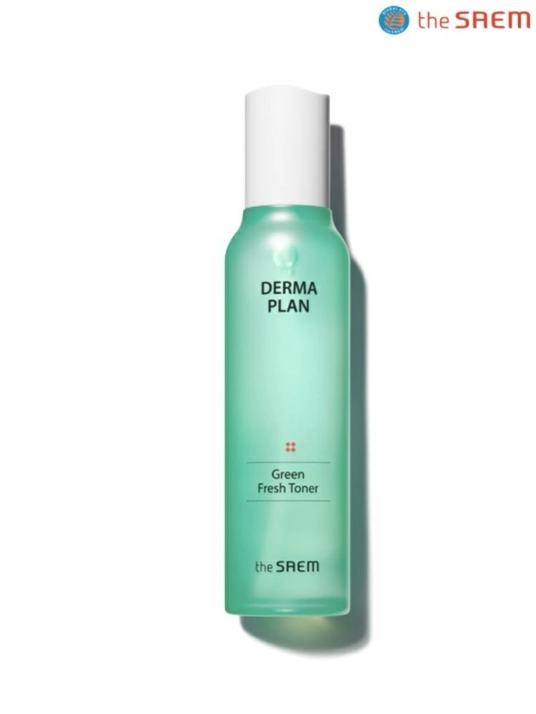 The Saem Тонер Derma Plan Green Fresh Toner, 155 мл.