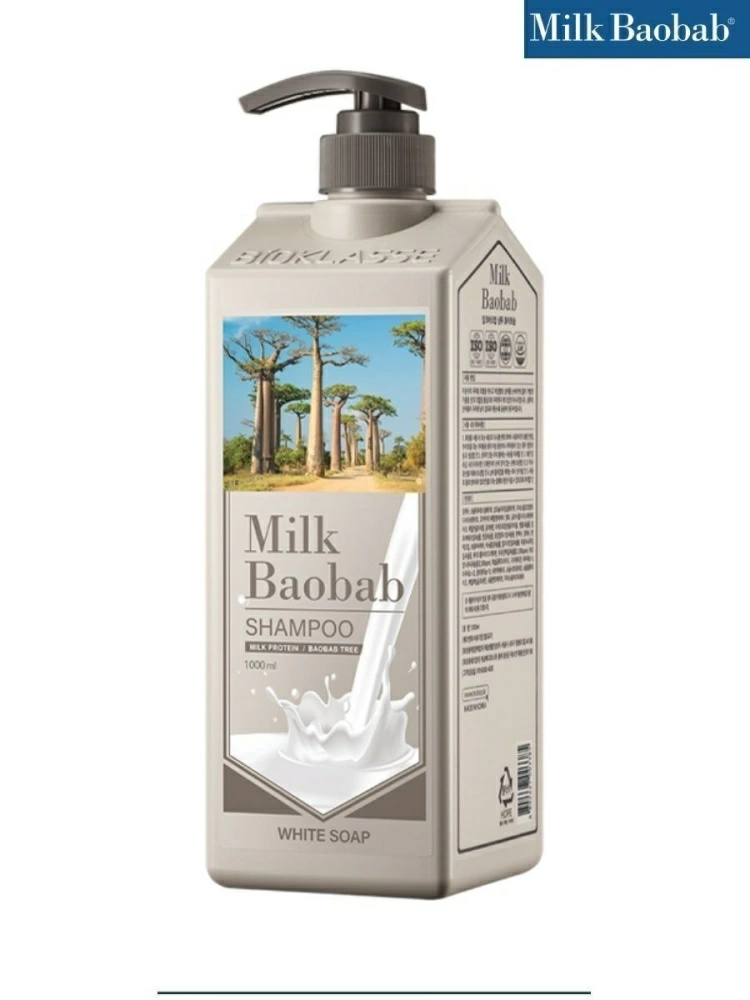 MilkBaobab Шампунь Original Shampoo White Soap, 1 л.