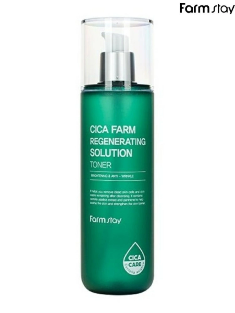 FarmStay Тонер Cica Farm Regenerating Solution Toner, 200 мл.