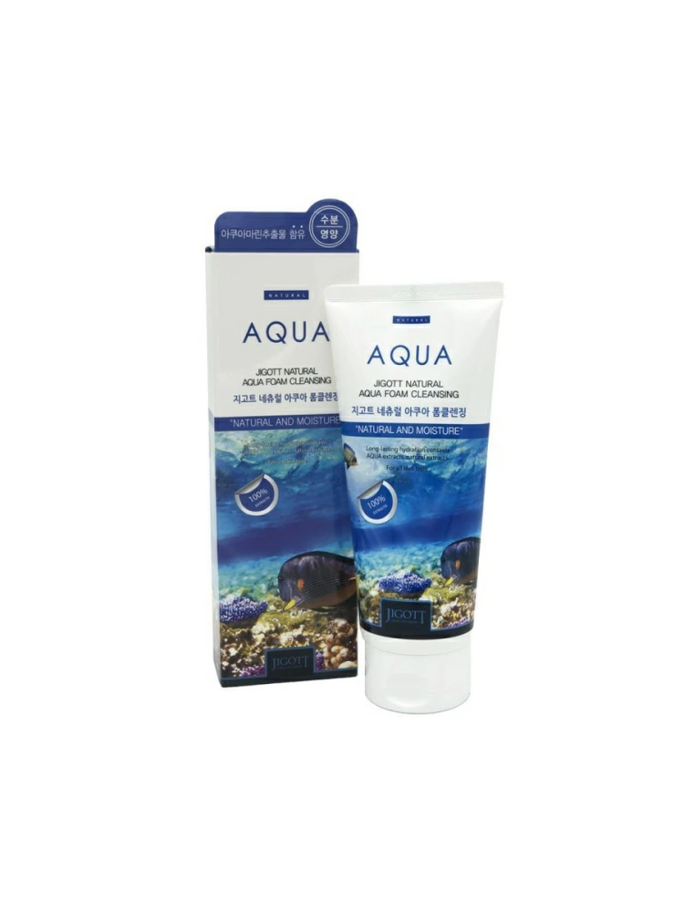 Jigott Пенка NATURAL AQUA FOAM CLEANSING