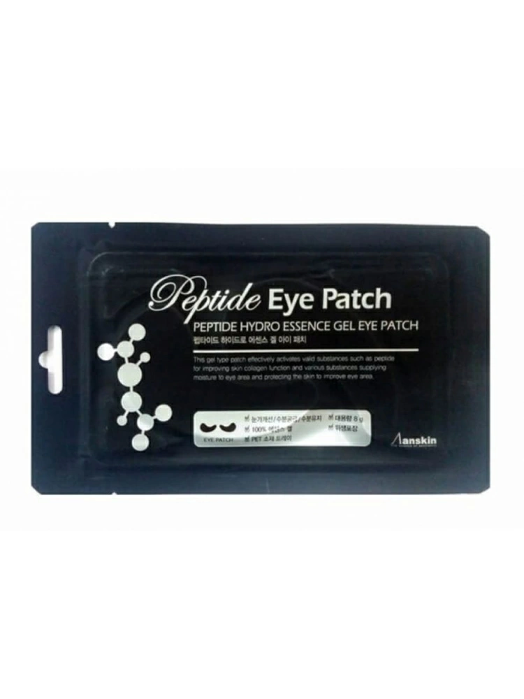 Anskin Патчи для глаз Peptide Hydro Essence Gel Eye Patch, 8 гр.