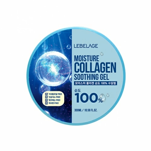 Lblg Gel Гель для лица и тела с коллагеном Lebelage Moisture Collagen Purity 100% Soothing Gel 300 мл.