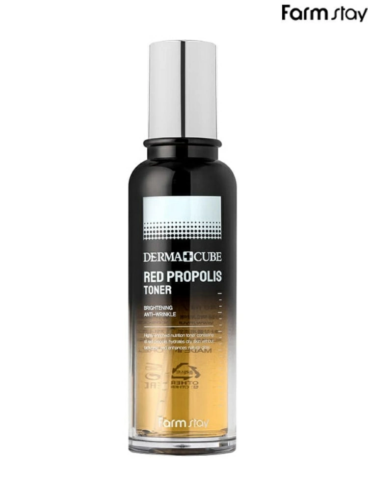 Питательный тонер Derma Cube Red Propolis Toner, 140 мл.