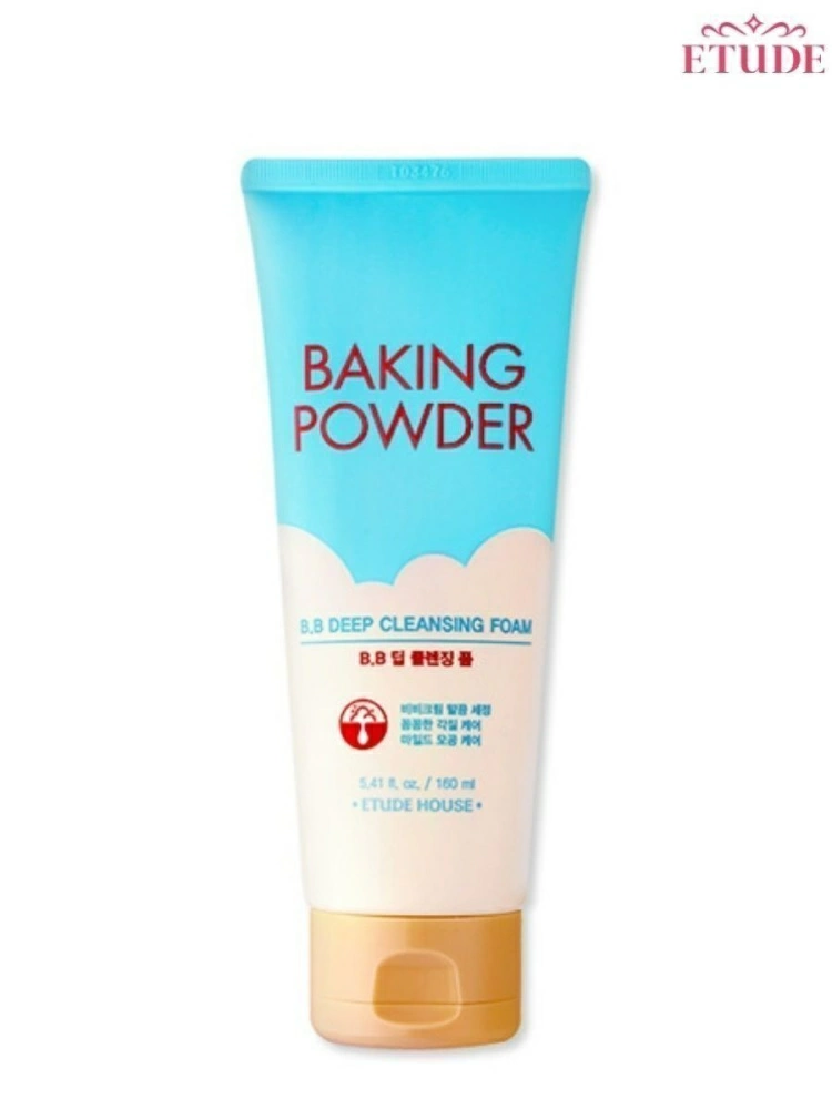 Etude House Пенка для умывания Baking Powder BB Deep Cleansing Foam, 160 мл.