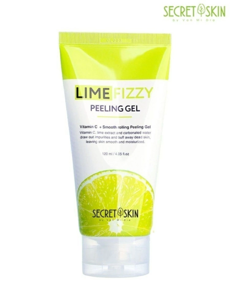 Secret Skin Пилинг-гель для лица Lime Fizzy Peeling Gel, 120 мл.