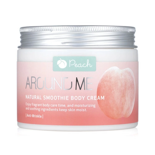 Welcos Around Me Крем Natural Body Smoothie Cream Peach, 300 гр.