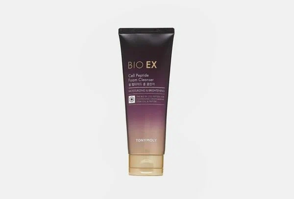 Tonymoly BIO EX Cell Peptide Foam Cleanser Антивозрастная пенка для умывания с пептидами