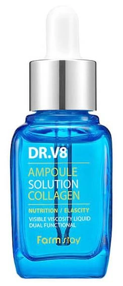 FarmStay DR-V8 Ampoule Solution Collagen, 30 мл.