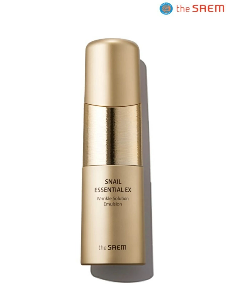 The Saem Антивозрастная эмульсия для лица Snail Essential EX Wrinkle Solution Emulsion, 150 мл.