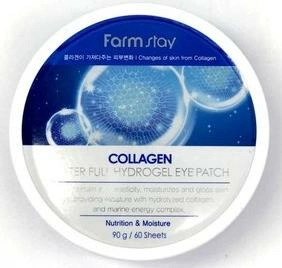 FarmStay Патчи гидрогелевые Collagen Water Full Hydrogel Eye Patch, 90 гр.