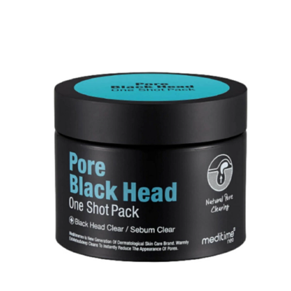 Mdt Neo Pore Маска для лица глиняная от черных точек Meditime Neo Pore Blackhead, 120мл