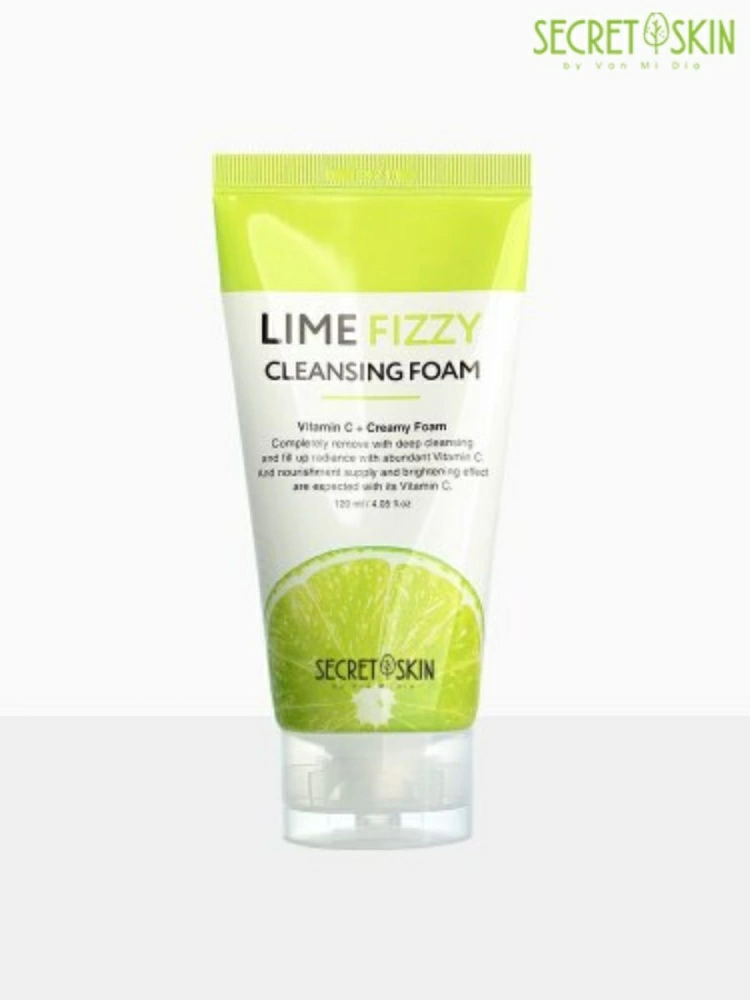 Secret Skin Пенка для лица Lime Fizzy Cleansing Foam, 120 мл.