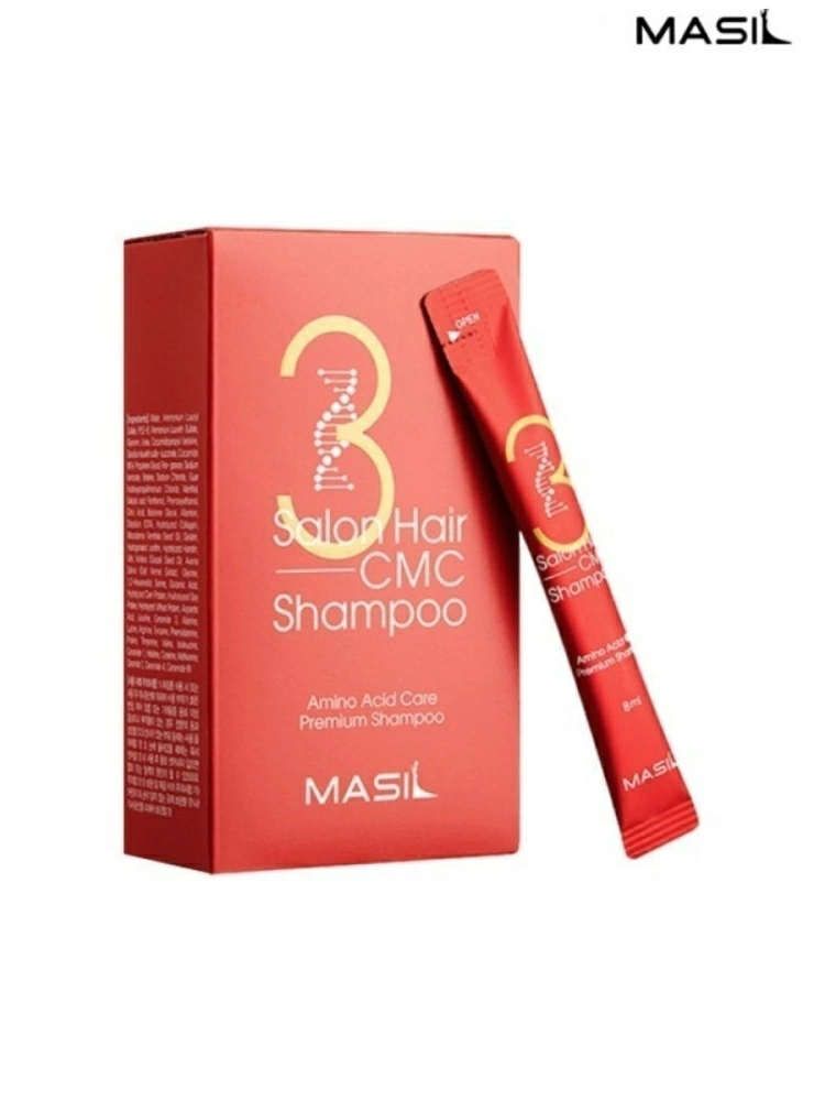 Masil Набор шампуней для волос 3 Salon Hair CMC Shampoo Stick Pouch, 20 шт. по 8 мл.