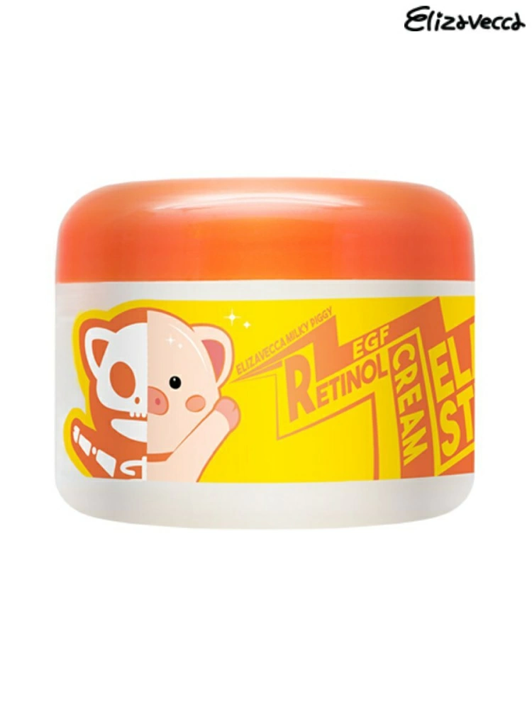 Elizavecca Антивозрастной крем для лица Milky Piggy EGF Elastic Retinol Cream, 100 мл.