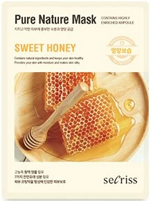 Anskin Тканевая маска для лица Secriss Pure Nature Mask Pack Sweet Honey, 25 мл.