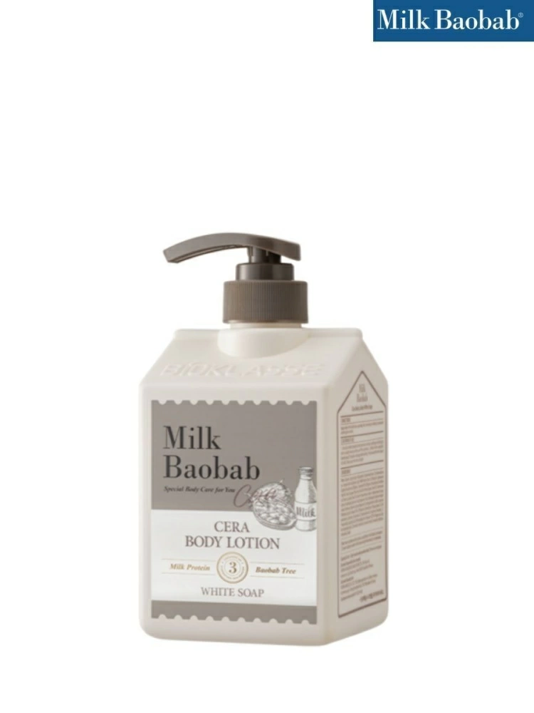 MilkBaobab Лосьон Cera Body Lotion White Soap, 600 мл.