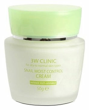3W Clinic Увлажняющий крем для лица Snail Moist Control Cream, 50 гр.