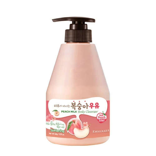 Welcos Kwailnara Гель для душа Kwailnara Peach Milk Body Cleanser 560 гр.