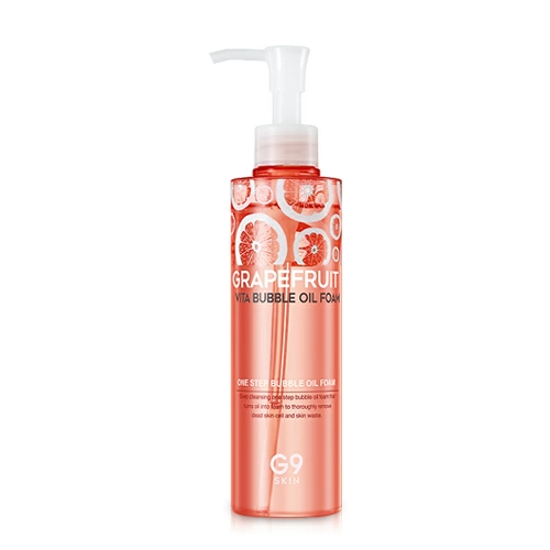 G9SKIN Кислородная масло-пенка для умывания Grapefruit Vita Bubble Oil Foam, 210 гр.