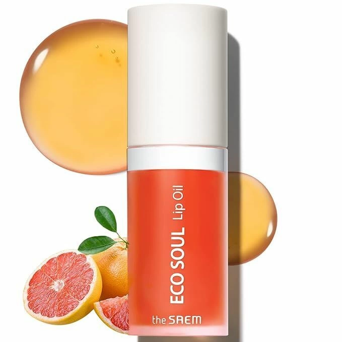 The Saem Масло для губ Eco Soul Lip Oil Grapefruit, 6 мл.