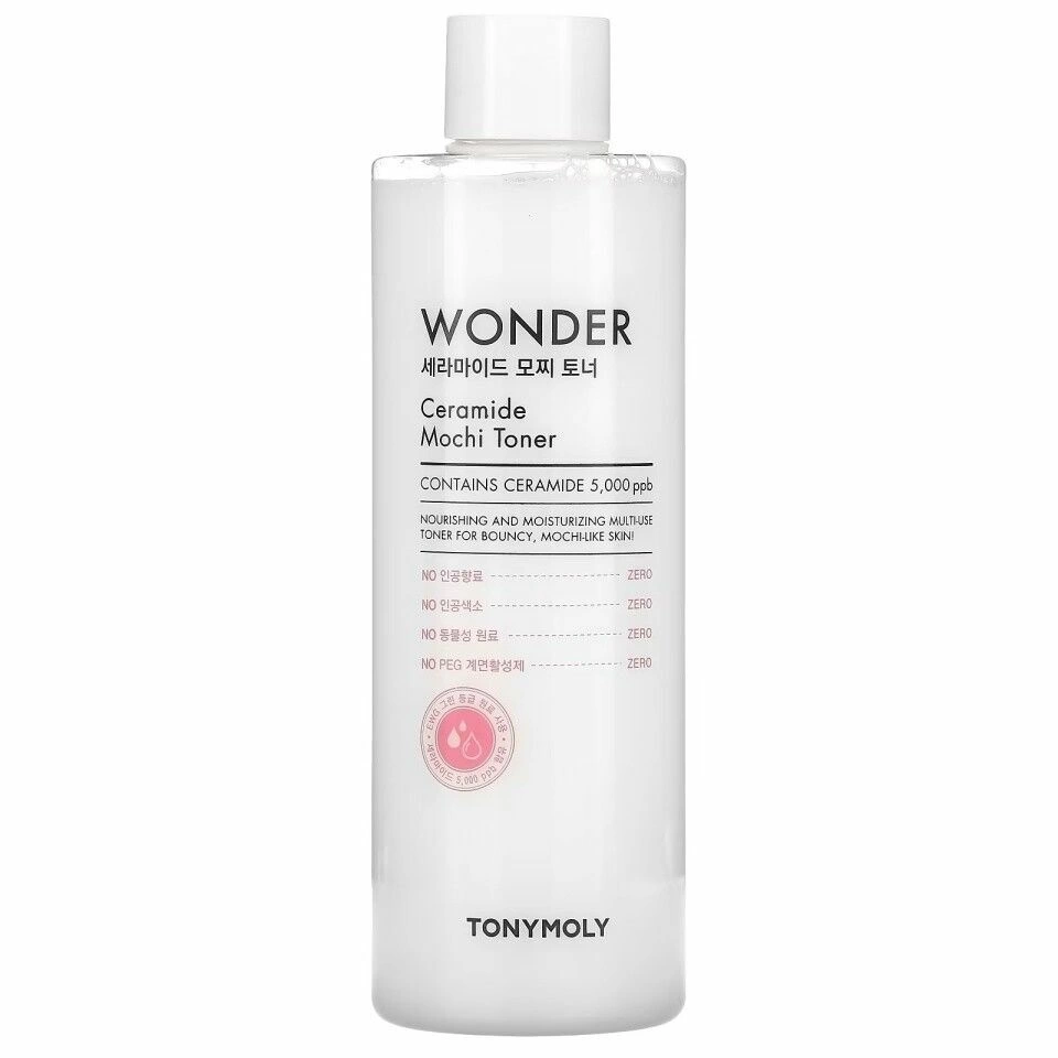 Tonymoly WONDER CERAMIDE MOCHI TONER Питательный и увлажняющий тонер с керамидами 500мл