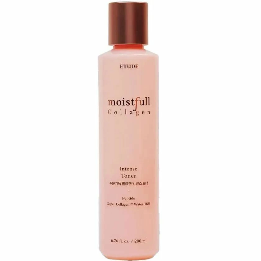 Etude House Moistfull Collagen Intense Toner Интенсивный увлажняющий тонер для лица с коллагеном 200мл