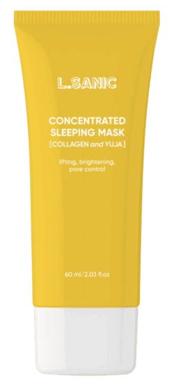 L.Sanic Mask Маска концентрированная с коллагеном и юдзу Collagen & Yuja Concentrated Sleeping Mask, 60мл