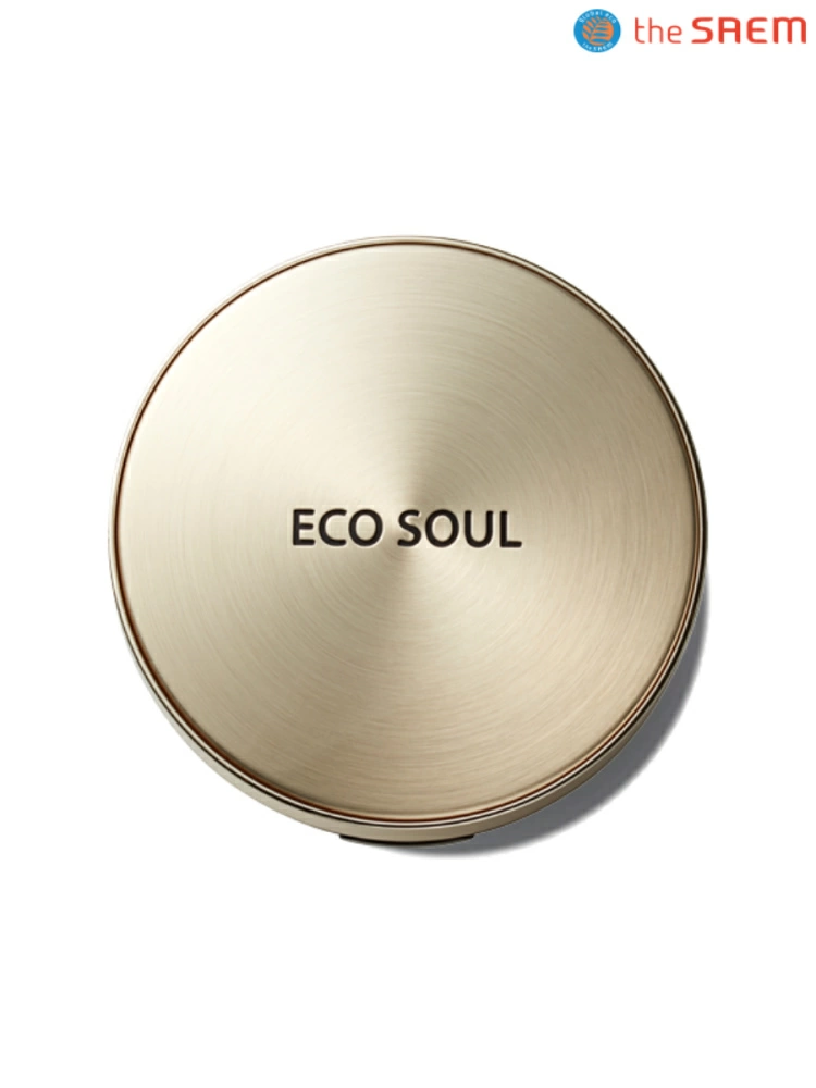 The Saem Пудра компактная Eco Soul Luxury Gold Pact 21 Light Beige, 9 гр.