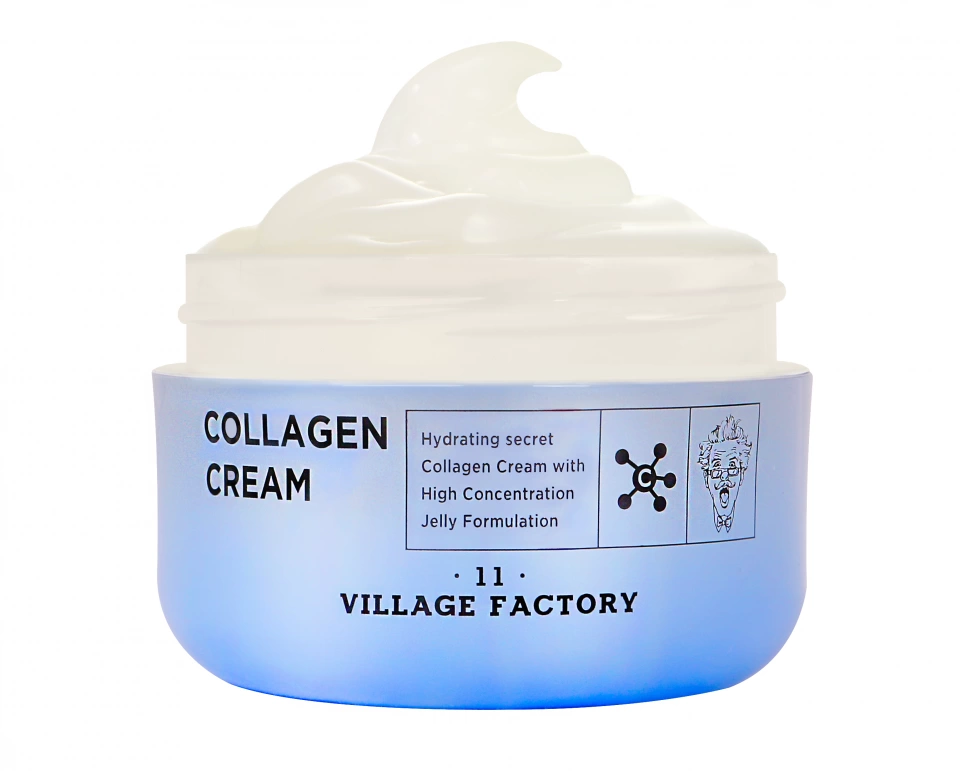 Village 11 Factory Увлажняющий крем для лица Collagen Cream с коллагеном, 50 мл.