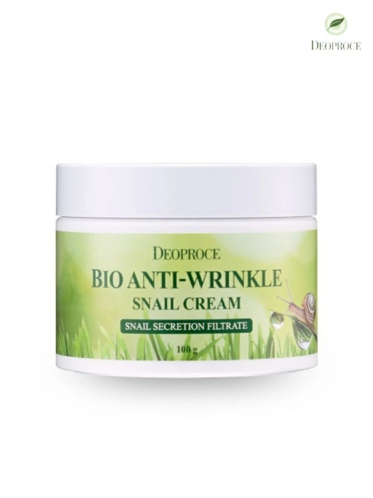 Deoproce Крем для лица антивозрастной с экстрактом улитки BIO ANTI WRINKLE SNAIL CREAM