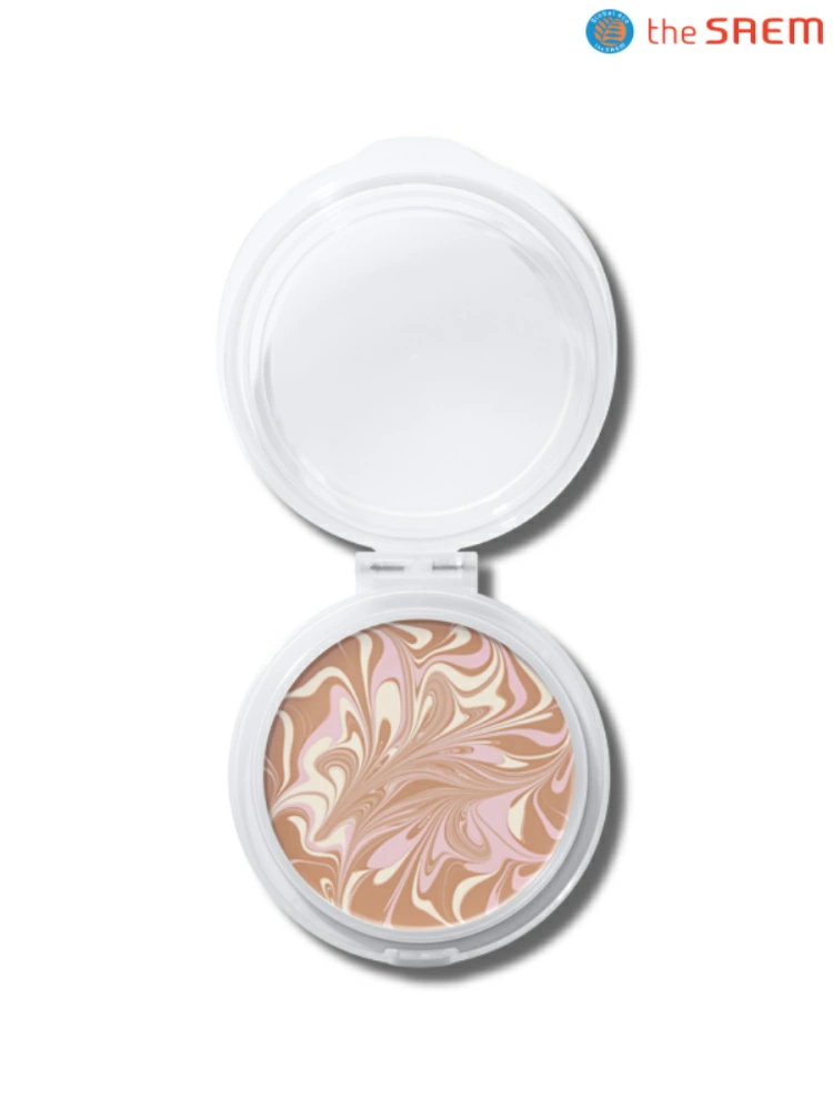 The Saem Пудра компактная тональная Eco Soul Essence Foundation Pact 21 Light Beige (Refill)
